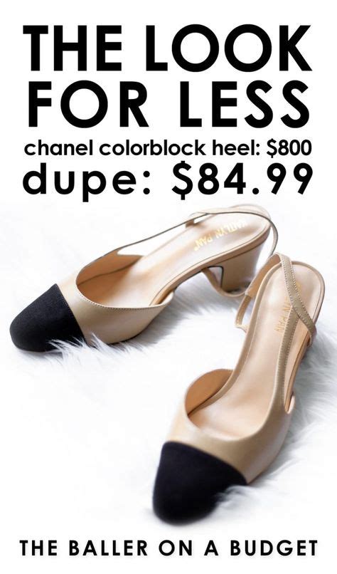 channel shoes dupe|chanel knock off shoes.